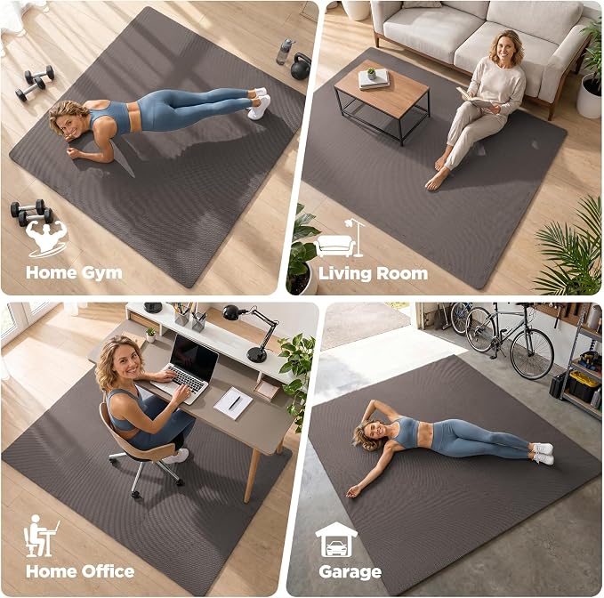AIRHOP 18 PCS Gym Floor Mat, EVA Foam Puzzle Gym Mat, High-Density Interlocking - Image 7