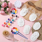 Teyva Daily 12 Sets Flower Ceramic Painting Kit DIY Ceramic to Paint Your Own - Image 4