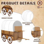 Motipuns 36 Pcs 3D Western Covered Wagon Craft Kit Toy Wagon - Image 3