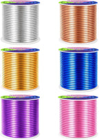 Mandala Crafts 13 GA Gold Blue Purple Assorted Anodized Aluminum Craft Wire | - Image 2