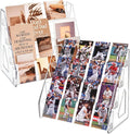 CELSOL 2 Pack Upgraded 4 Tier Acrylic Card Display Stand, Sports Cards by Unknown