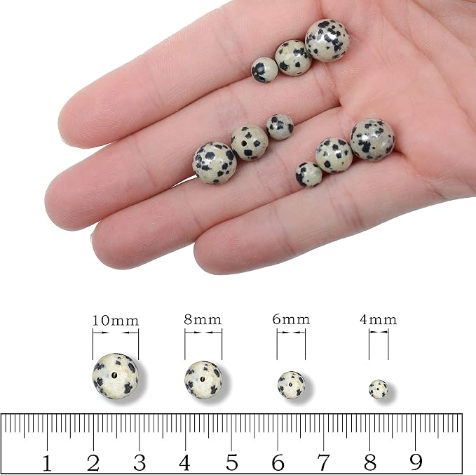 AD Beads Natural Gemstone Round Loose Beads 15" - Image 5