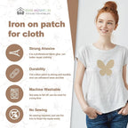 Iron on Patches for Clothes, 20 Pieces Patches for Cloth, 100% Cotton Fabric - Image 2