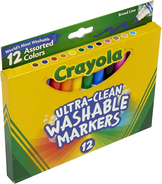 Crayola Broad Line Markers, Washable Markers - Image 3