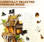 Wooden Puzzles for Adults Pirate Cabin Puzzles 150 Pieces Wood Puzzles Adults - Image 3