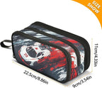 Racing Car Truck Pencil Case Box Boys Girls Large Pencil Pouch - Image 4