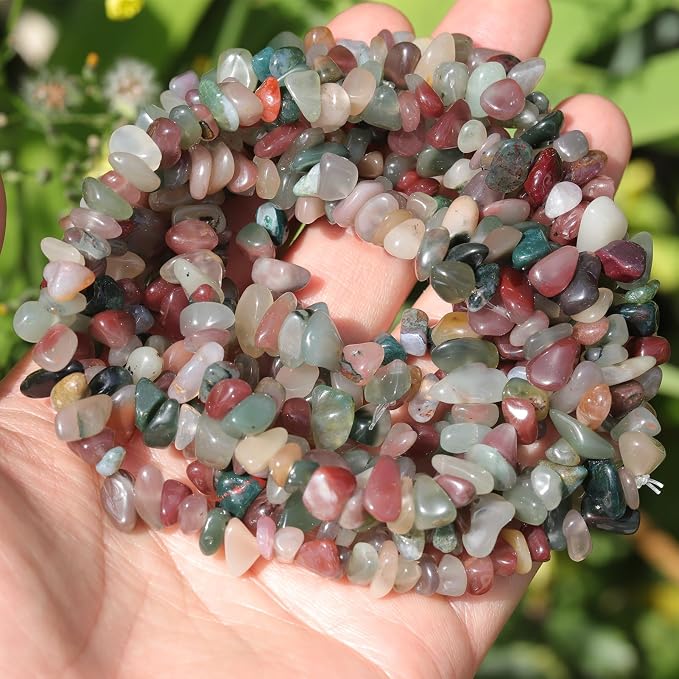 400pcs Natural Chip Stone Beads by DQJRJTJewelryMakingCraftsSupplies