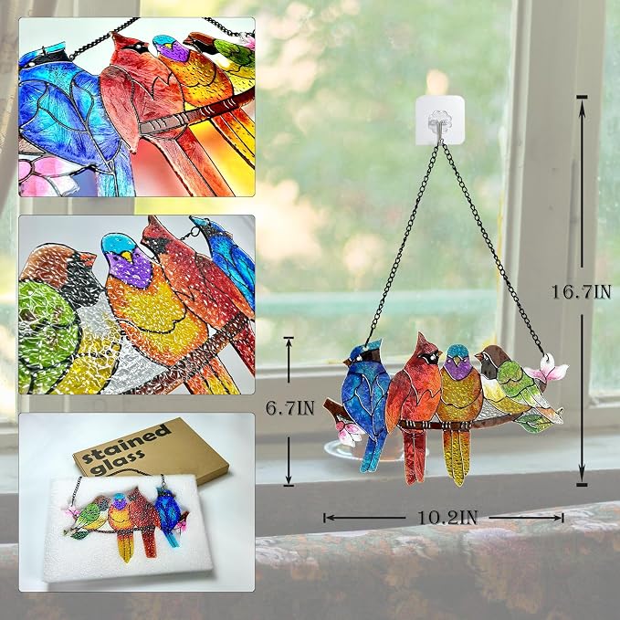 DASTOLL Stained Glass Window Hanging - Image 8