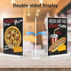 MaxGear Acrylic Sign Holder 8.5" x 11" Double Sided Acrylic Stand, 6 Pack | - Image 6