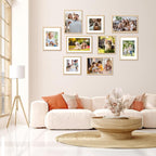 FIXSMITH 11x17 Picture Frame Natural Set of 2, Photo Frame - Image 7