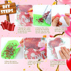 Cinnvoice 12 Pcs Summer Seasonal Diamond Art Hanging Ornament Kit - Image 4