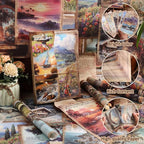 160 Sheets Vintage Scrapbook Paper Set - Image 2