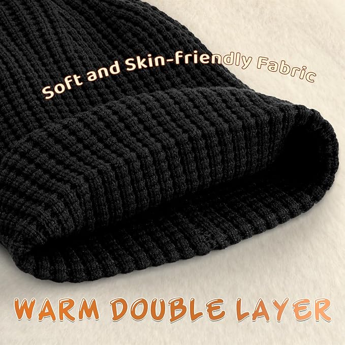 Toddler Beanie Baby Beanies for Kids Boys Winter Hat Girl Cute Kintted Beanie Hats for Kids Soft Warm Hat