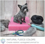 100% Wool - Assorted Wool Roving - Image 3