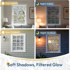 rabbitgoo Frosted Glass Window Privacy Film, Wave Pattern, 35.4" x 78.7" | - Image 3