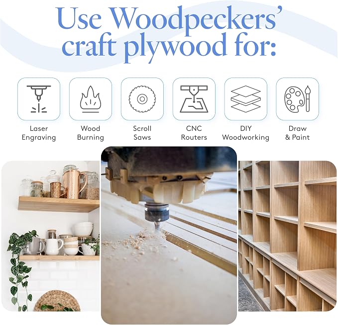 Baltic Birch Plywood 3 mm, 1/8 Inch Craft Wood, B/BB Grade, Stronger Than - Image 5