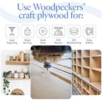 Baltic Birch Plywood 24 x 36 x 1/2 Inch - 12 mm Craft Wood - Image 5