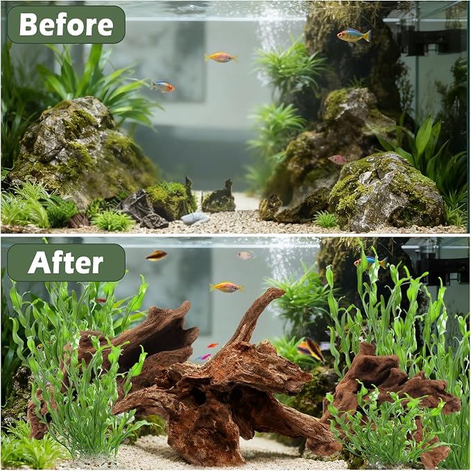 3PCS 8" Natural Driftwood for Aquarium & Reptile Tank, 7–8 Inches Unique Wood - Image 9