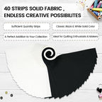 Craftido-20 Options-100% Cotton Jelly Roll Fabric Precut Strips - Image 3