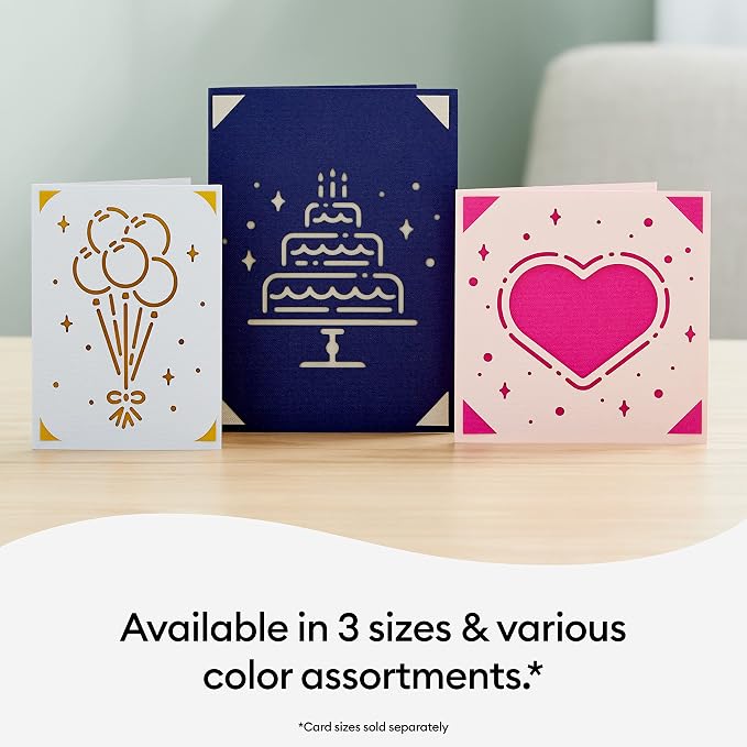 Cricut Insert Cards R10, Create Depth-Filled Birthday Cards, Thank You Cards - Image 5