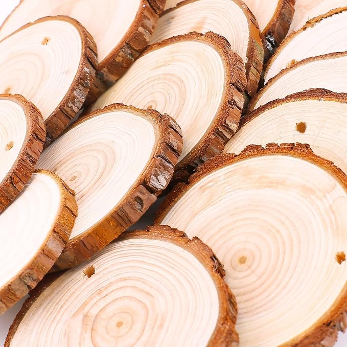 Fuyit Unfinished Wood Slices - Image 3