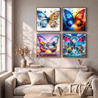 4 Pack 5D Butterfly Diamond Painting Kits - Image 5