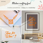 VViViD DECO65 Matte Pastel Light Orange Permanent Adhesive Craft Vinyl - Image 2