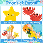 COcnny Sea Animal Finger Puppets - Image 4