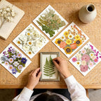 110Pcs Dried Flowers for Crafts, Real Pressed Flowers Dry Leaves Bulk Natural - Image 7
