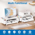OPNICE Desk Organizers and Accessories, Computer Monitor Stand Riser - Image 4