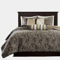 Madison Park Quilt Traditional Damask Design All Season, Lightweight Coverlet by MADISONPARK
