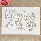 TIAMECH A4 Reusable Music Notes Stencil by TIAMECH