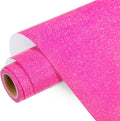 WRAPXPERT Pink Glitter HTV Hot Pink Heat Transfer Vinyl Roll by WRAPXPERT