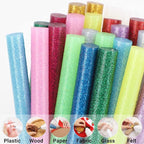 Manarty Glitter Color Hot Glue Sticks, Craft Adhesive Waxing Sticks Bulk - Image 8