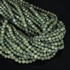 4mm 90pcs Southern Jade Tiny Gemstone Beads by SongXi