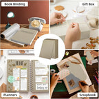 25CT 8.5x11 Inch Book Binding Boards Grey Chip board 2mm 80PT Thick Binder - Image 4