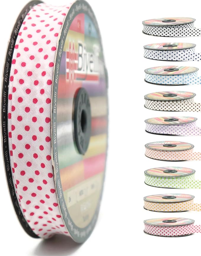 Cotton Fold Bias Binding Tape by Biyelli