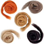 Corriedale Carded Sliver Wool Roving Variety Bundle | Best Core Wool - Image 3