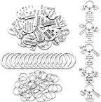 Trnayi 285 Pcs Inspirational Words Charms Bulk by Trnayi