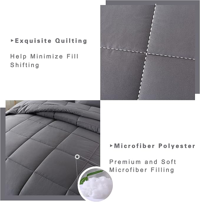 DOWNCOOL Full Size Comforter Sets -All Season Bedding Comforters Sets - Image 4