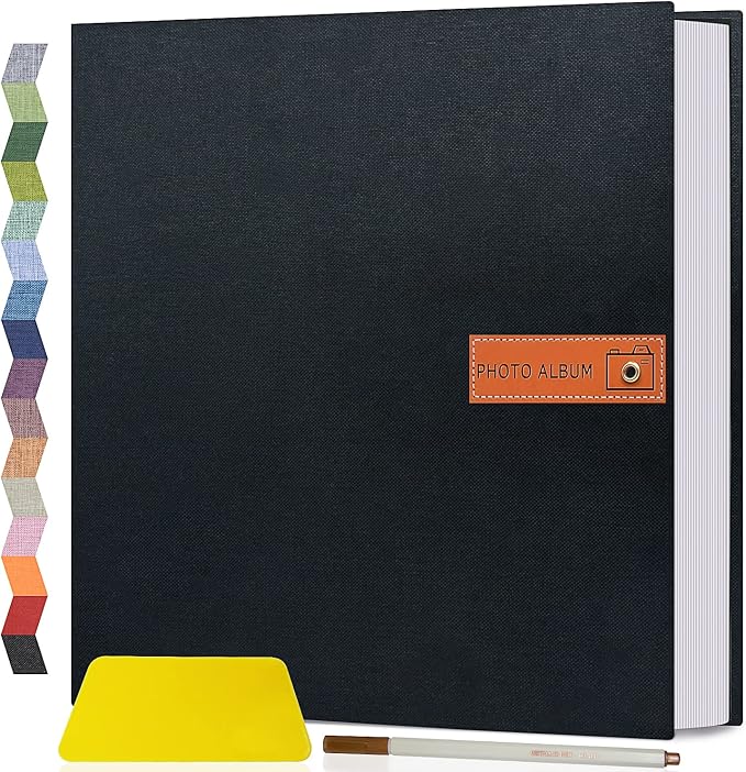 Popotop Large Photo Album Self Adhesive 4x6 5x7 8x10 Scrapbook Album DIY by Popotop