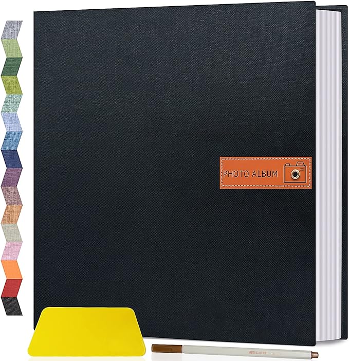 Popotop Large Photo Album Self Adhesive 4x6 5x7 8x10 Scrapbook Album DIY by Popotop
