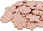 500g/1.1lb Ceramic Mosaic Tiles Mixed Shapes of Flowers, Mushrooms - Image 2