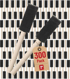 Bates- Foam Paint Brushes, 1 Inch, 300 Pack, Foam Brushes by BatesChoice
