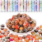 European Large Hole Spacer Charm Beads by VICTLOV