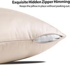 2 Pack Cooling Pillow Cases, Viscose Derived from Bamboo Pillow Protectors King - Image 3