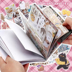 Tmtains 30 Sheets Japanese Manga Style Sticker Book 800+Pcs Heisei Retro Animal - Image 4