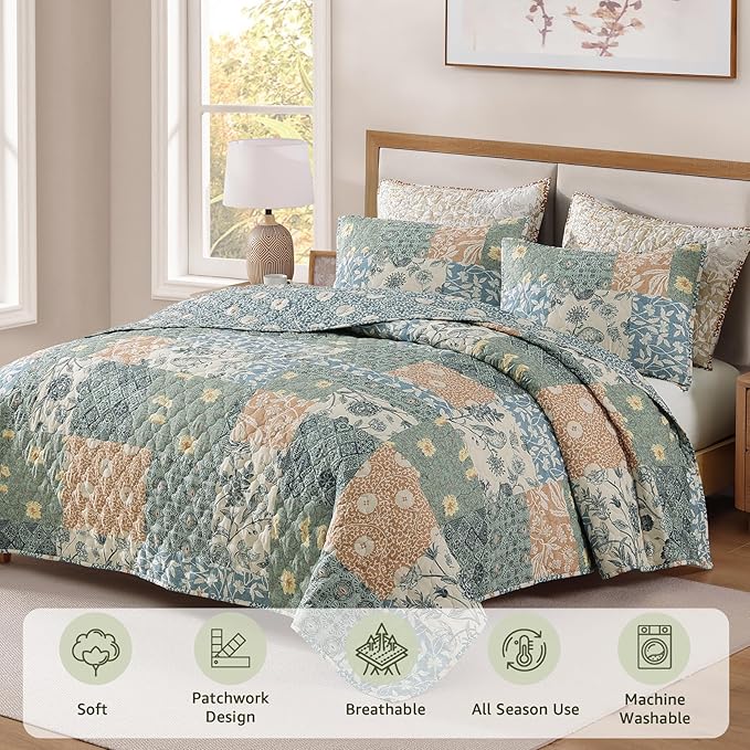 CASAAGUSTO Queen Quilt Set - Image 3