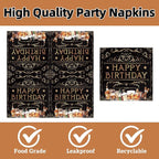 40Pcs Whiskey Birthday Plates Napkins - Image 4