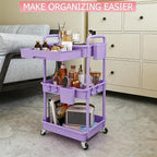 REBECAT 3 Tier Rolling Cart - Image 6